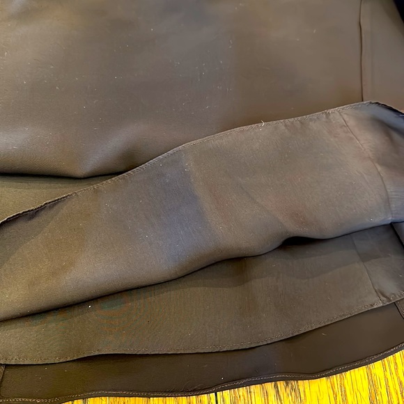 ANNA B CHOCOLATE BROWN SILK LONG DRESS WITH SPAGHETTI STRAPS IN SIZE 6 - Picture 7 of 8